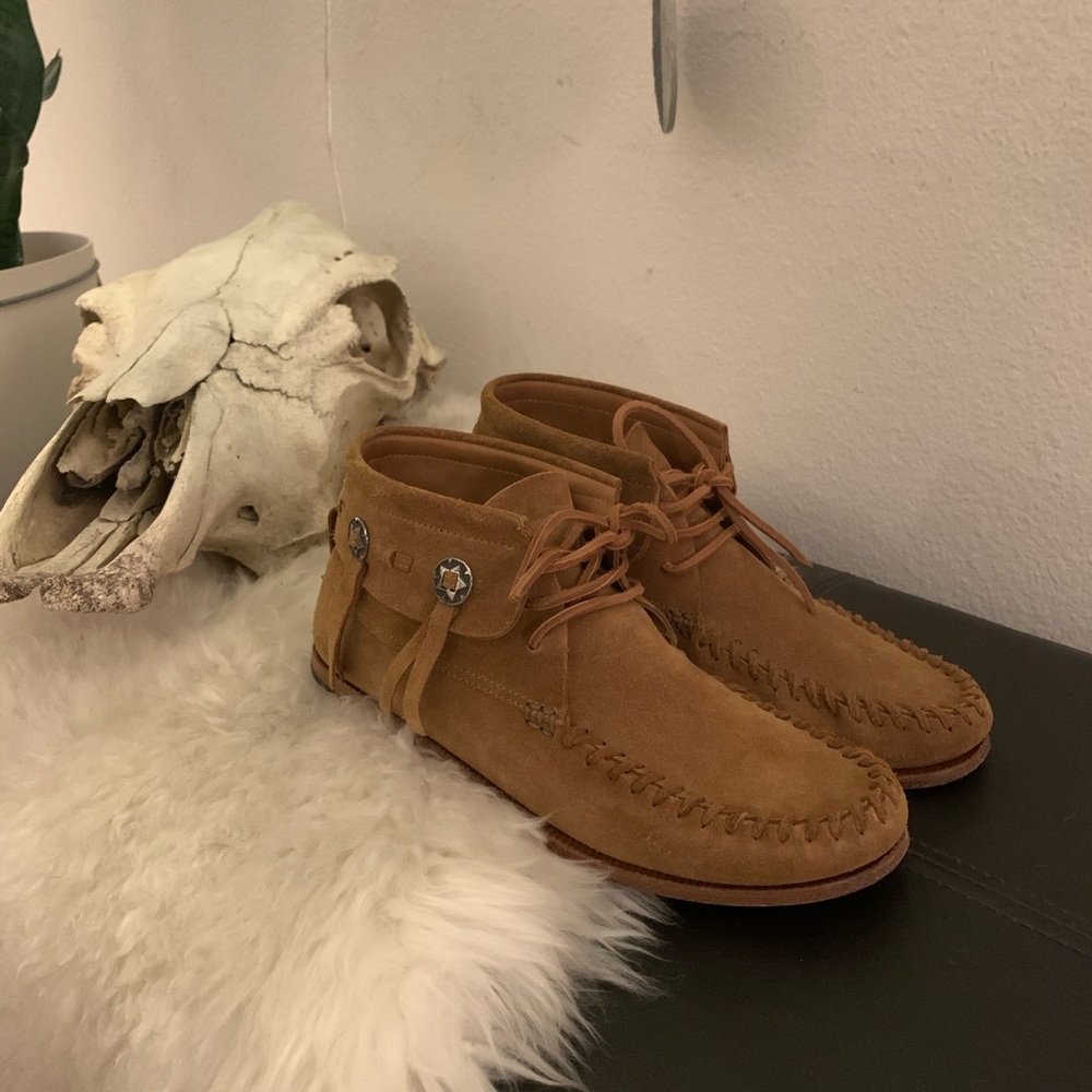 Saint Laurent suede mocassins sz 39